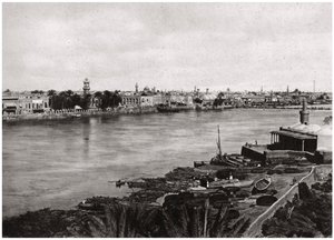 Modern Bağdat, Halifeler Şehri, Irak 1925 by A. Kerim