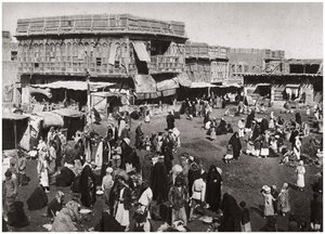 Market al Dijaj pazarı, Basra, Irak, 1925.