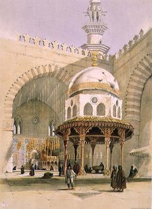 Sultan Hassan Camii, Kahire, pub. 1846 (lito)