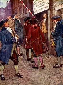 Richards mağazası kısa sürede moda oldu, 1750