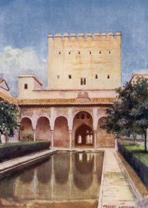 Alhambra, Comares Kulesi (renkli taş) by A. Trevor Haddon