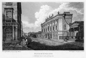 İngiltere Bankası, Londra Şehri, 1805. by A Warren