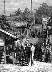 İsviçre Elçiliği Muhafızları, Yedo Tokyo, 19. yüzyıl.
