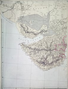 Batı Hindistan Haritası, 1816