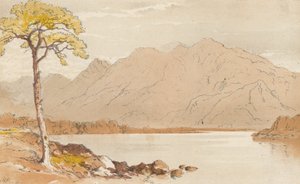 Crummock Water, Cumberland (chromolitho) by Aaron Edwin Penley