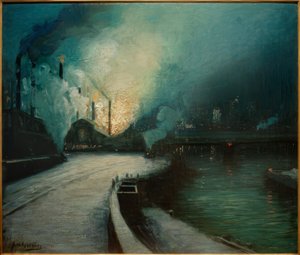 Industrieszene, Pittsburgh by Aaron Henry Gorson