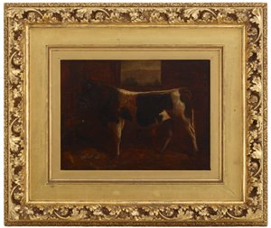 Ödüllü Boğa, 1870. by Abbott Handerson Thayer