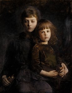 Kardeş ve Rahibe Mary ve Gerald Thayer, 1889.