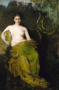 Yarım Dökümlü Figür by Abbott Handerson Thayer