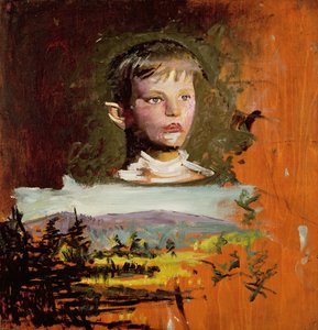 Bir Çocuğun Başı, 1919 by Abbott Handerson Thayer
