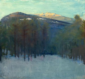 Monadnock Dağı, muhtemelen 19111914. by Abbott Handerson Thayer