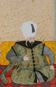 Ahmed I 1590-1617, Osmanlı İmparatorluğu Sultanı, yaklaşık 1705 by Abdulcelil Levni
