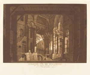 Schaubühne için hapishane by Abel Schlicht possibly after Giuseppe Galli Bibiena