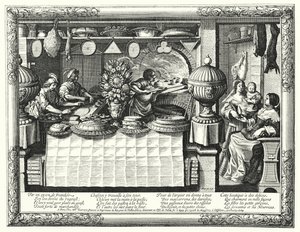 Pastacı (gravür) by Abraham (after) Bosse