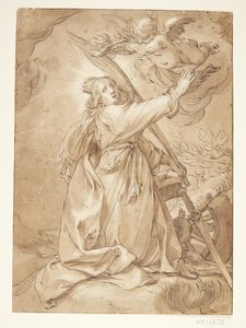 Bir şehit olarak Catharina by Abraham Bloemaert