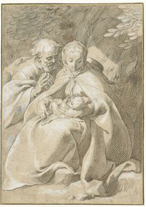 Kutsal Aile by Abraham Bloemaert