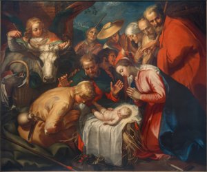 Çobanların hayranlığı by Abraham Bloemaert