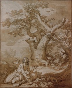 Vaftizci Yahya vahşi doğada by Abraham Bloemaert