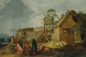 Çiftlik Manzarası, 1629 by Abraham Bloemaert