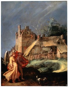 Tobias ve Melek ile Manzara, c1610-c1615 by Abraham Bloemaert