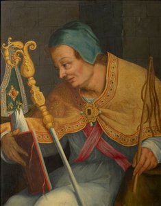 Aziz Ambrose, Milano Başpiskoposu. by Abraham Bloemaert