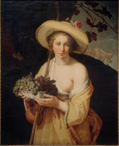 Üzüm ile çoban by Abraham Bloemaert