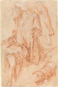 Bacaklar ve Perdelik Çalışmaları [rekto] by Abraham Bloemaert
