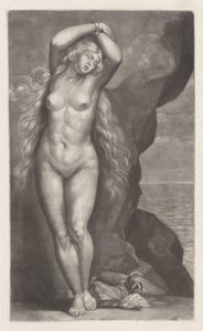 Andromeda kayaya zincirlenmiş
