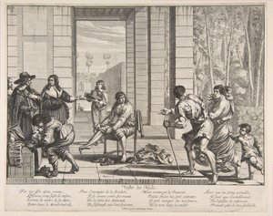 Giysi Dilenciler, 1635. by Abraham Bosse