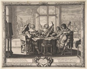İşitme, ca. 1638. by Abraham Bosse
