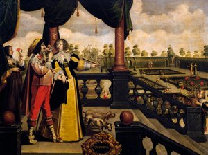 Koku duyusu, ca 1635, Abraham Bosse (1604-1676), bilinmeyen sanatçı, Fransa tarafından 5 serisinden boyamadan sonra by Abraham Bosse
