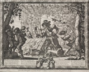 Dört Mevsim: Sonbahar, 1635. by Abraham Bosse