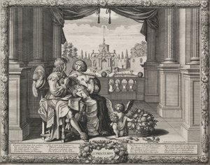 Dört Mevsim: İlkbahar, 1635. by Abraham Bosse