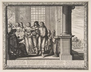 Müsrif Oğul Kıyafetleri Değiştirir, yak. 1636. by Abraham Bosse