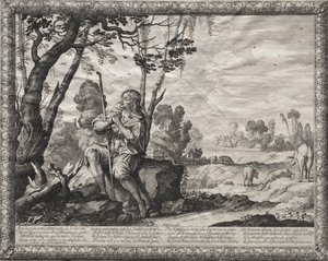 Müsrif Oğul: Domuzlara Bakan Müsrif Oğul by Abraham Bosse