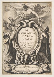 Başlık sayfası: From the Monarchy of the Incarnate Word, 1638. by Abraham Bosse