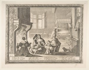 Hemşire ziyareti by Abraham Bosse