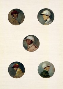 Jokey Çalışmaları (tuval üzerine yağlı boya) by Abraham Cooper
