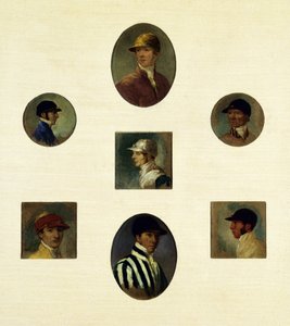 Jokey Çalışmaları, 1830 dolayları (tuval üzerine yağlı boya) by Abraham Cooper