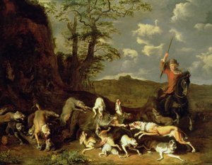 Ayı Avı, 1655 by Abraham Danielsz. Hondius