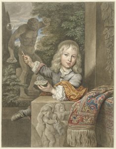 balon şişirme çocuk by Abraham Delfos