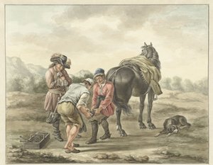 Peyzajda nalbant