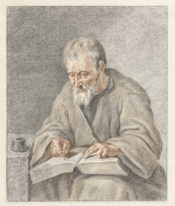 Kitapta yazan yaşlı adam by Abraham Delfos