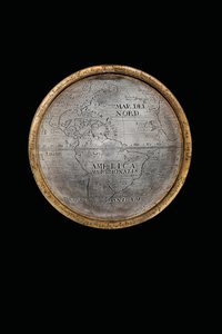 Herkül ve Atlas tarafından desteklenen iki olağanüstü karasal ve göksel küre, Augsburg, 1697-99 by Abraham Drentwett
