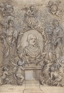 Başlık Sayfası için Tasarım, 17. yüzyıl. by Abraham Jansz van Diepenbeeck