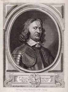 Sir Hugh Cartwright, İngiliz Kraliyetçi İç Savaş askeri (gravür)