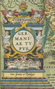 1608 entegre terazili kartuş by Abraham Ortelius