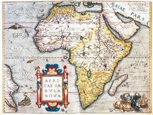 Afrika by Abraham Ortelius
