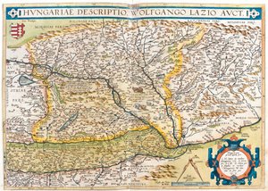 Avusturya, Slovenya, Bosna Hersek, Sırbistan, Romanya, Çek Cumhuriyeti, Slovakya, Macaristan, Batı Ukrayna by Abraham Ortelius