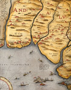 Palos Limanı, Abraham Ortelius (1528-1598), levha by Abraham Ortelius